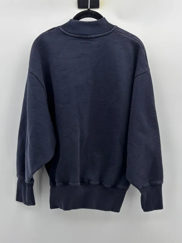 Anine Bing Bradie Bing Sweatshirt in Navy - Image 6