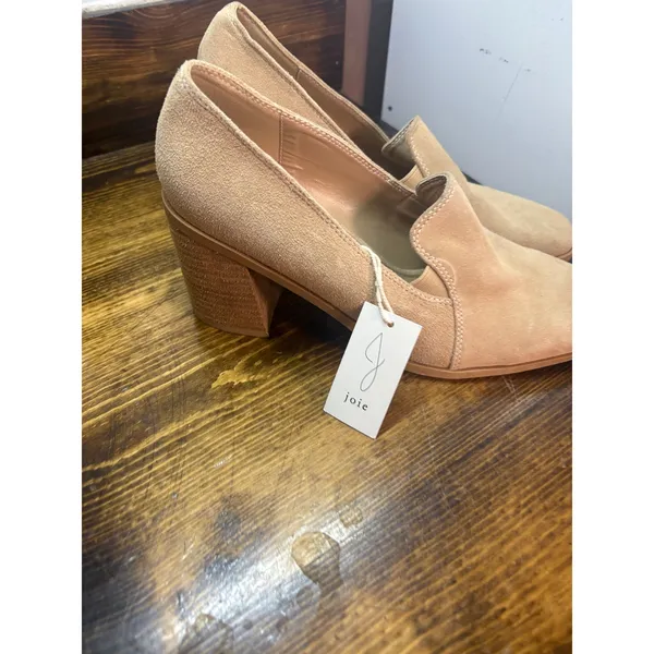Joie tan heeled loafers size 8.5 - Image 4