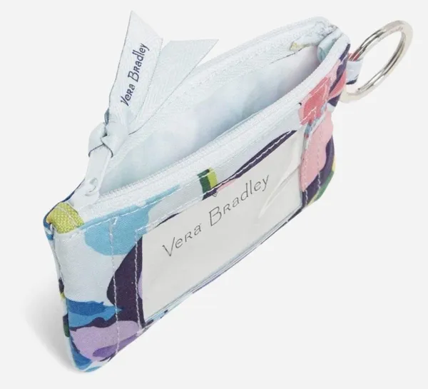 Vera Bradley NIP Zip ID Case Marian Floral Signature Cotton. - Image 2