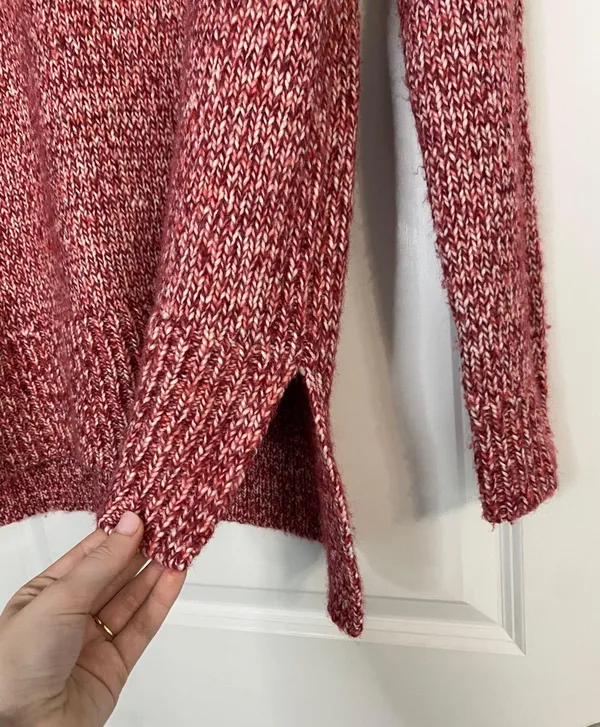 J. Crew Marbled Cherry Wool Blend Turtleneck Sweater - Image 4