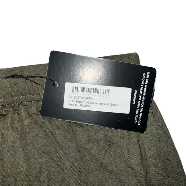 NWT‎ Pretty Little Thing Jersey Midi Skirt Size 2 - Image 5