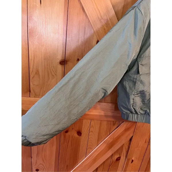 Vigoss Womens Jacket Hooded Size Large Sage Green nwt (3677) - Image 2