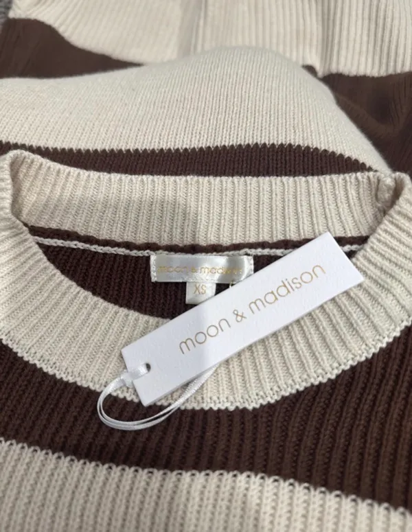 Moon & Madison Striped Sweater Knit - Image 4