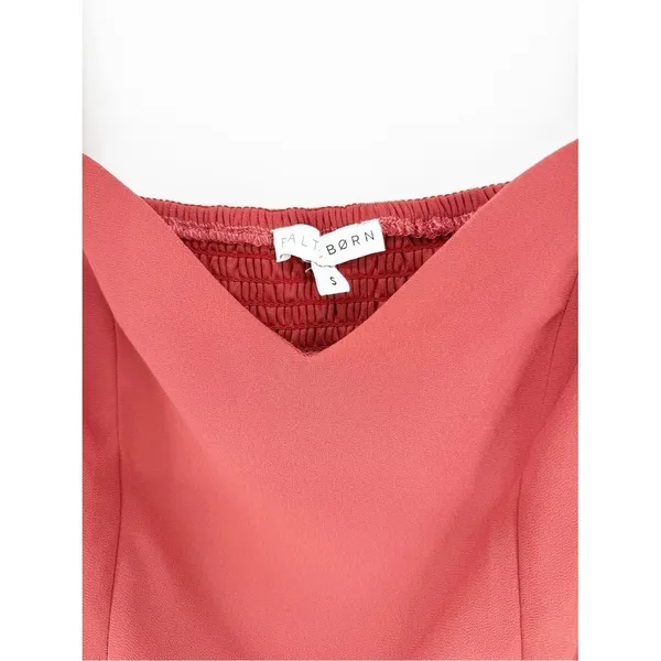 Baltic Born Colette Sweetheart Neck Midi Dress Women's S‎ Red Feminine - Image 6