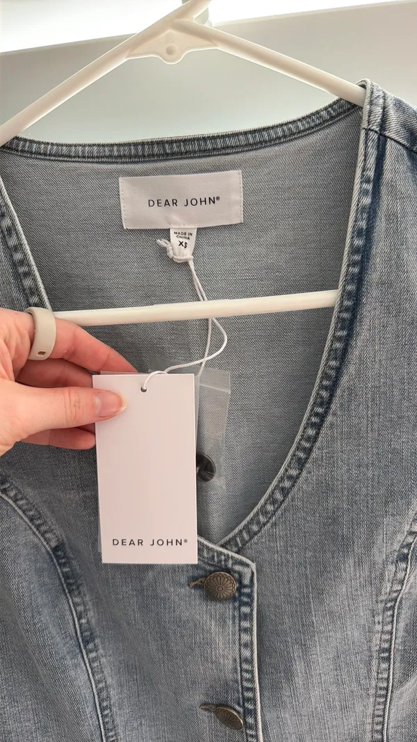Dear John Norris Denim Vest - Image 4