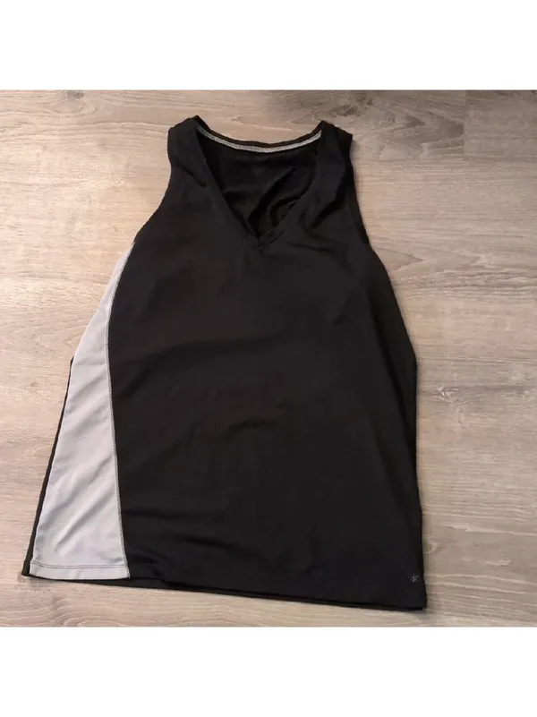 Alo Yoga Black And Gray Cool Fit Tank Size XL - Image 2