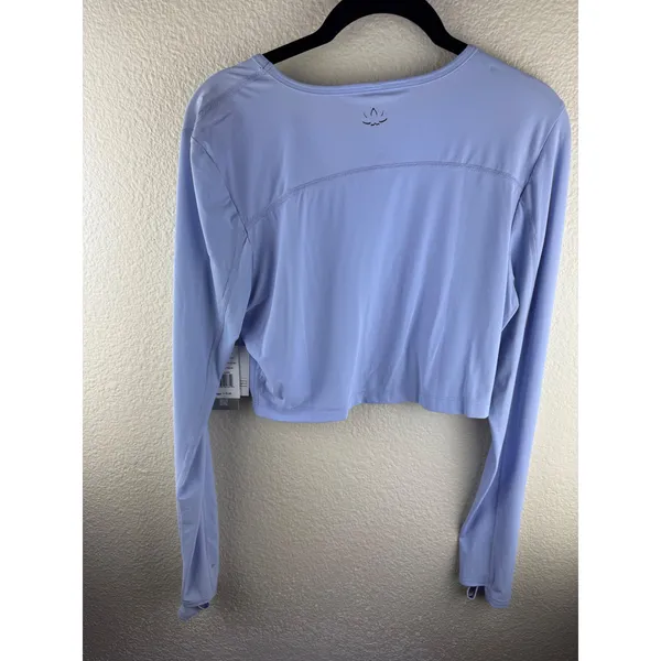 NWT Beyond‎ Yoga Lite Airshield Cropped Top WK7925 Pullover L Athleisure - Image 5
