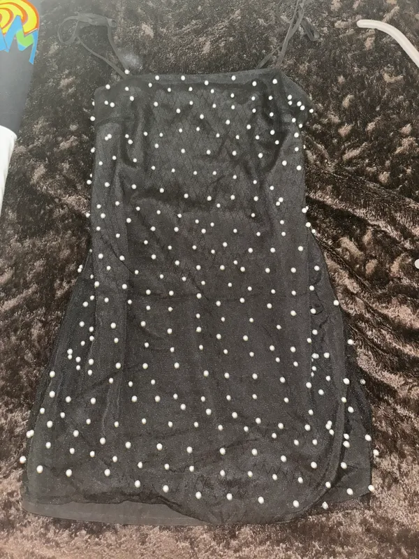 Pearl Dress Black - Image 7