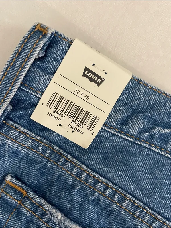 Levi’s NWT Wedgie Straight Leg High-Rise Jeans in Blue Size 32 - Image 14