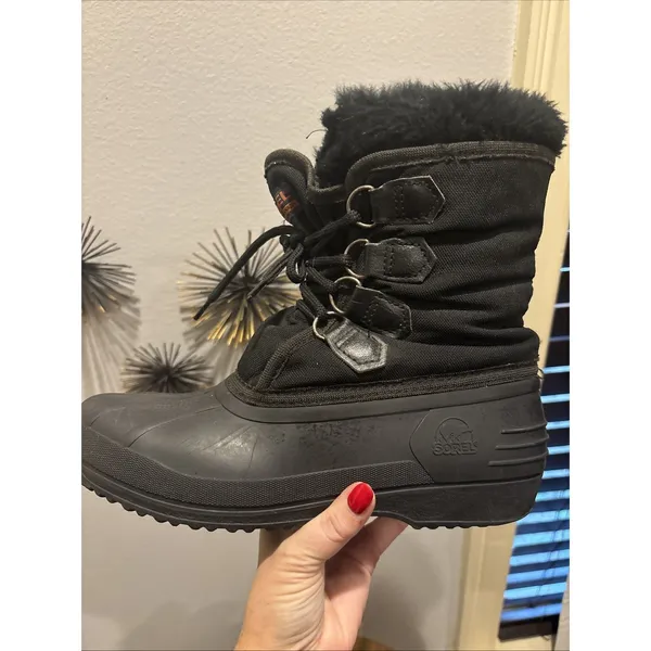 Sorel Women's Kaufman Canada Rubber Nylon Winter Felt Lined Snow Boots‎ Size 10 - Image 12