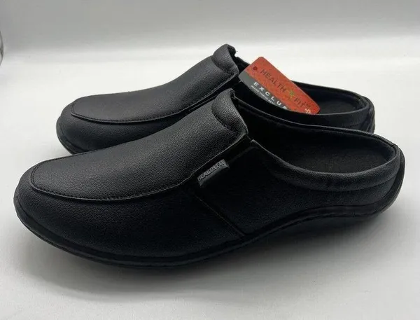 NWT Health Fit Footcare Black Slip On Comfort Shoes US Size 9 Euro Size 40 - Image 5