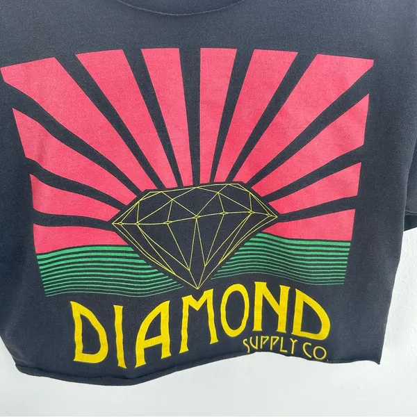 Diamond Supply Co. Off the Shoulder Crop Top - Image 3