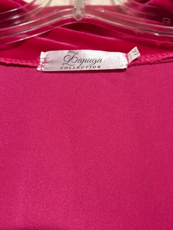 NWOT Uzbek Asian style fushia hot pink velour two piece tracksuit - Image 8