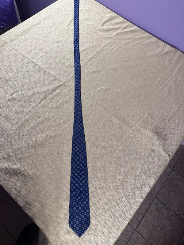 Brooks Brothers Makers Silk Tie Purple Blue Dot Extra Long 61” Made USA - Image 13