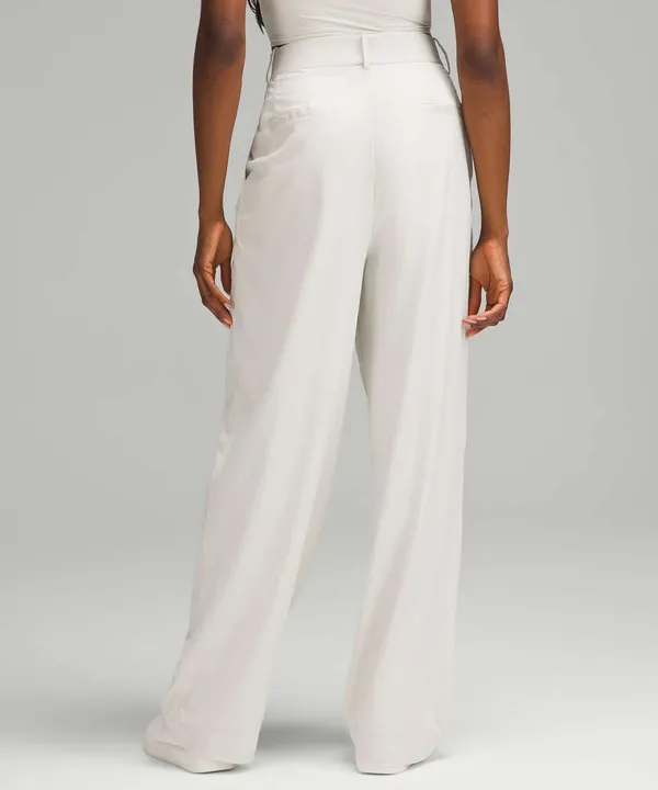 Lululemon Pleat-Front High-Rise Wide-Leg Trousers - Image 2