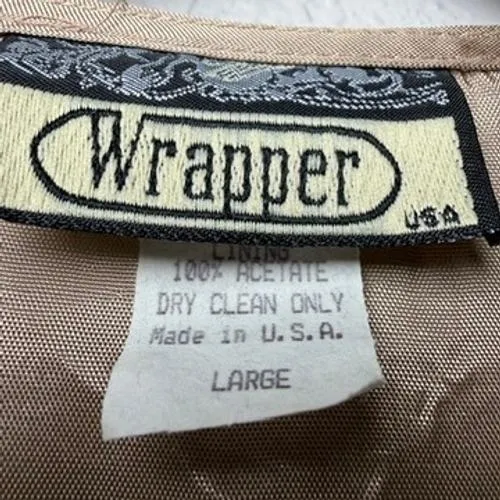 Wrapper Vintage Equestrian Tapestry Vest Womens Large Fox Hunt Plaid Made in USA - Image 9