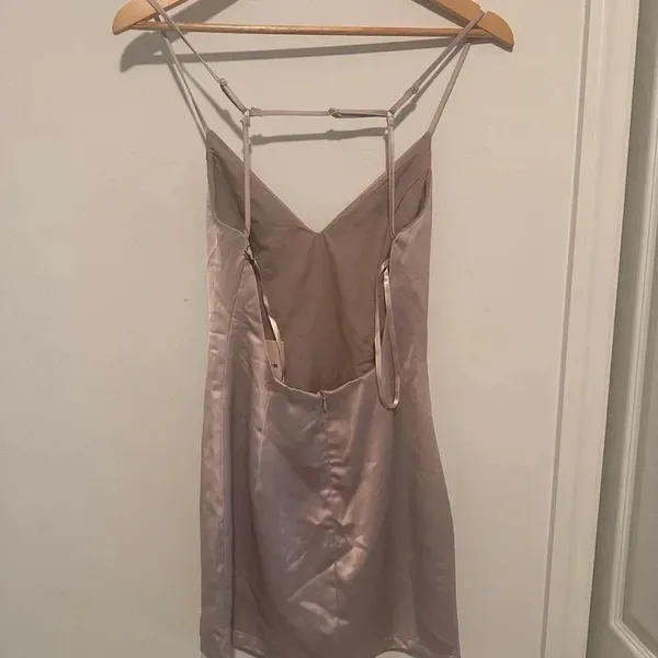 Superdown Nicole Mini‎ Dress in Nude Sz XS - Image 6