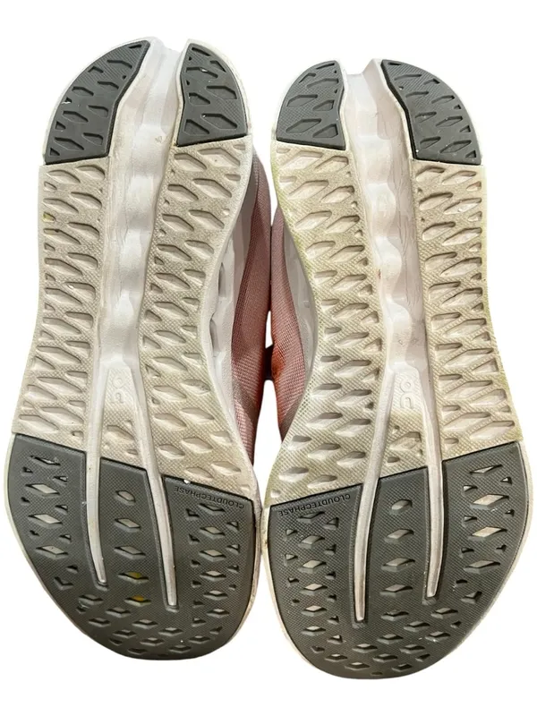On Cloudsurfer Running Shoes Women’s US 9.5 EU 41 Coral Peach CloudTec Phase EUC - Image 4
