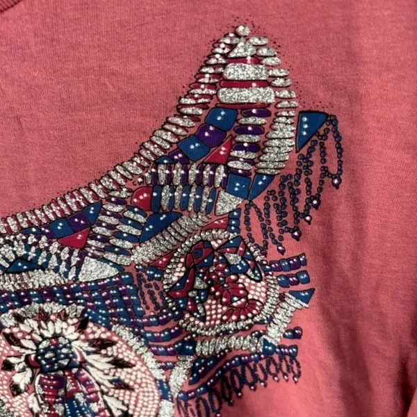 Diamond Dust Womens Tops Size‎ L Nashville Graphic Tee - Image 6