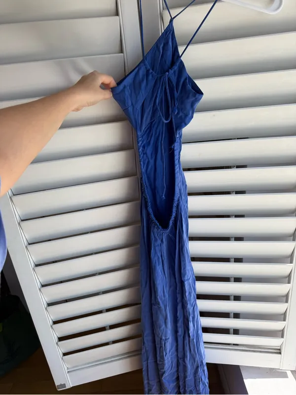 For Love and lemons Kyra Royal blue maxi dress sz XS - Image 4