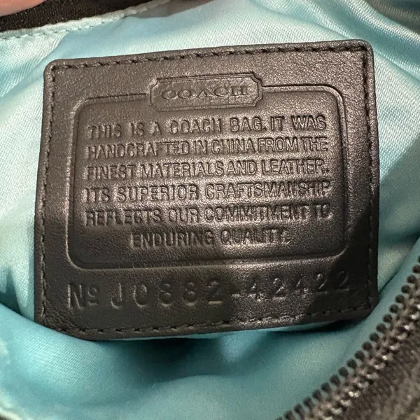 Coach Black Signature Crossbody Bag - Image 8
