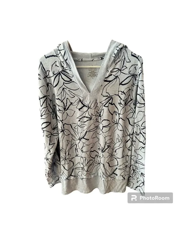 Cuddl Duds Ultra Soft Comfort Hooded Tunic Sweatshirt with Rib Trim - Image 6