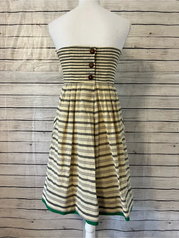 Maeve by Anthropolgie Women’s Changing Stripes Strapless Dress Size 4 - Image 9