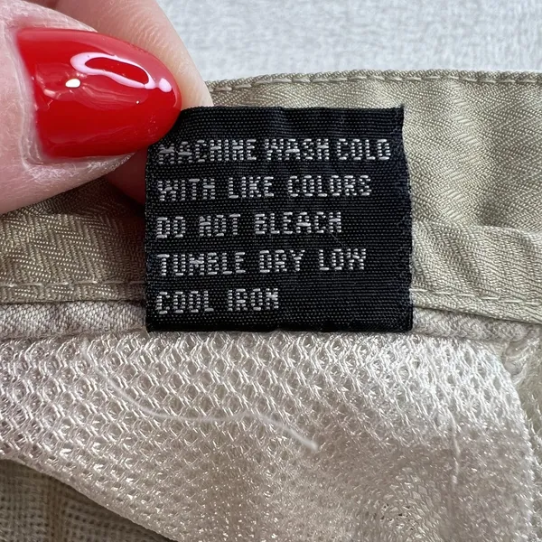 Vtg 90s Abercrombie & Fitch Sz 2 Pants Gorpecore Outdoor Hiking Camping Khaki - Image 9