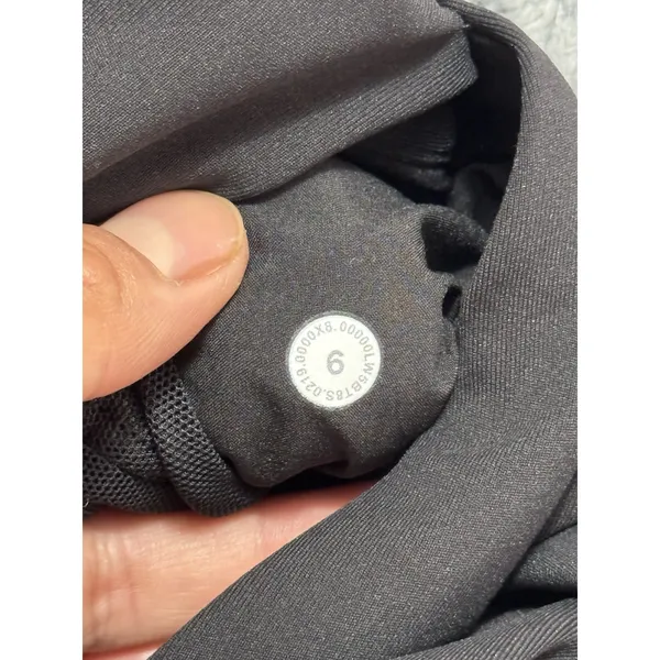 Lululemon Women's On The Fly Pant Black Full On Luxtreme Comfort Stretch Size 6 - Image 3