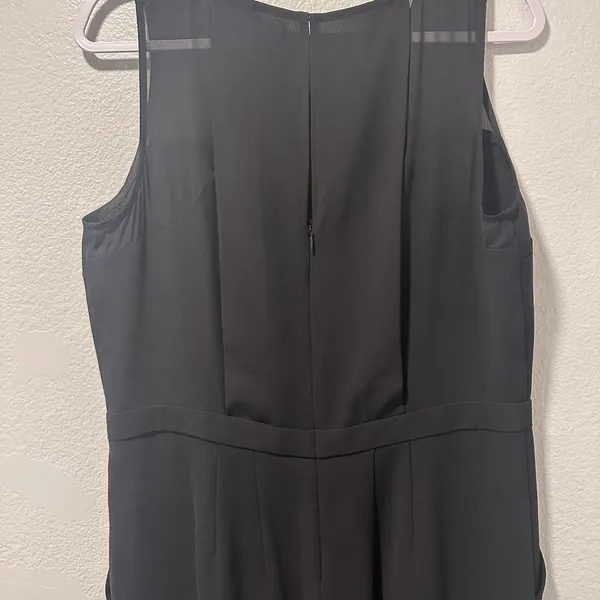 Madewell Size-10 Womens Jumpsuit Black‎ Sleeveless Silk Yoke Formal - Image 12