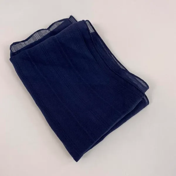 Vintage Navy Scarf - Image 4
