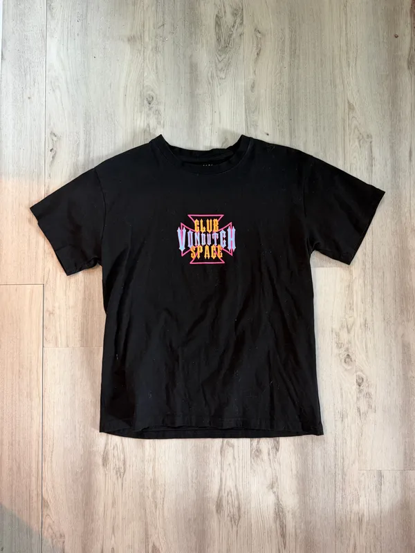 Von Dutch x Club Space Tee - Black - Image 2
