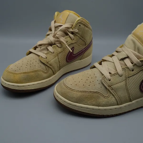 Nike Air Jordan 1 Mid SE GS French Fries B7405-700 Size 6Y Wmn 7.5 Sneaker - Image 5