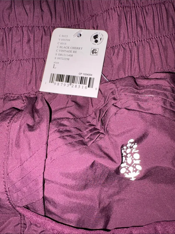 NWT Free People Movement Get Your Flirt On Black Cherry Size Large - Image 7