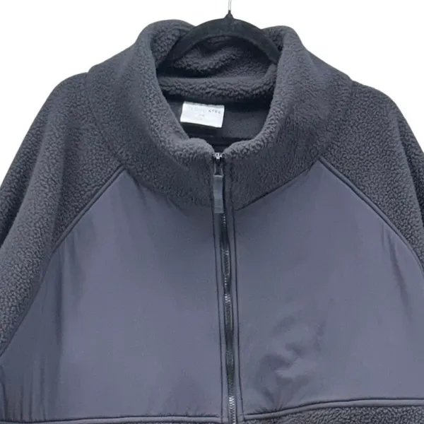 Blogilates Sherpa Fleece‎ Jacket Black 1X - Image 3