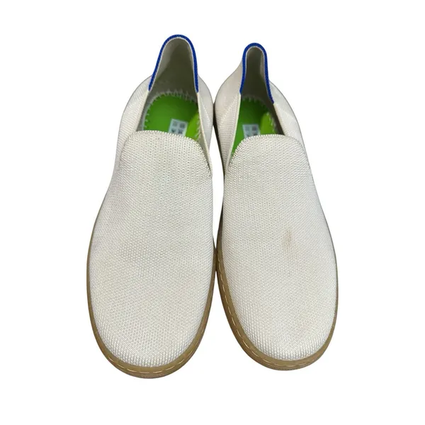 Rothy's The City Slip On Sneakers Womens Size 7.5 Ivory Comfort Flat Gum #S65-1‎ - Image 6