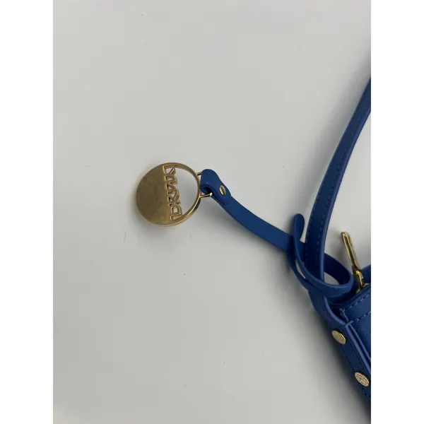 DKNY Blue Shoulder Bag Chic Modern Handbag Designer‎ Purse Small - Image 6