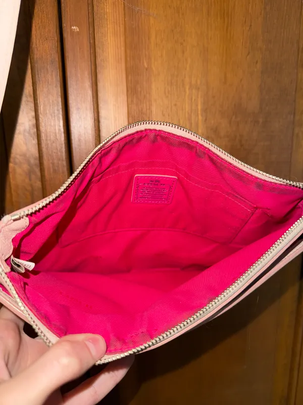 Pink Poppy Coach Crossbody - Image 5