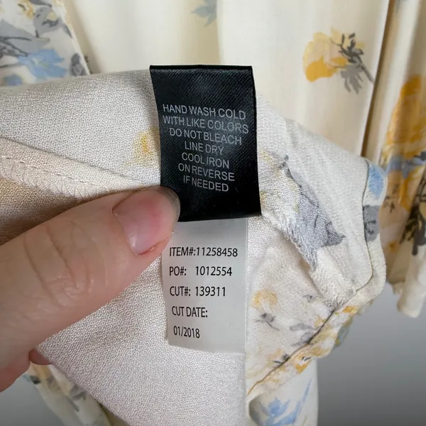 NWT Torrid Georgette Kimono Sz 1X/2X Yellow Floral Lightweight Open Front‎ Flowy - Image 7