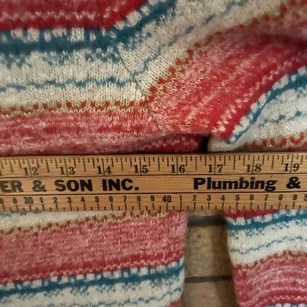 Anthropologie Sparrow Wool Blend Multicolor Fair Isle Cardigan Sweater Size M - Image 6
