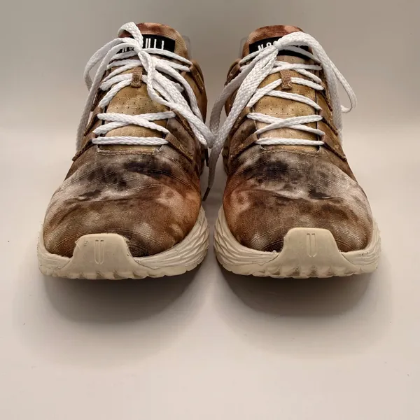 NOBULL Ripstop Runner Brown Tan Tie Dye‎ Training Shoes Womens 7 Mens 5.5 - Image 3