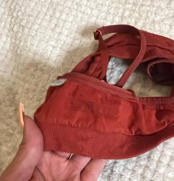 Sm Rusty Orange Tank Bandeau Bra - Image 3