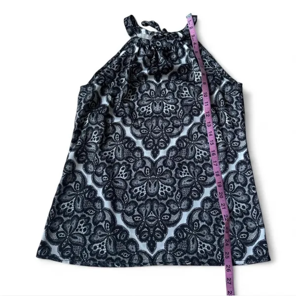 The Limited Y2K black and white lace top - Image 4