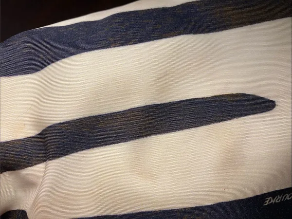 Dooney & Bourke Stripe Print Tote with Brown Trim - Image 10