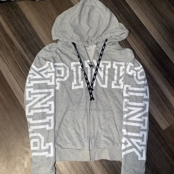 PINK Gray Hoodie - Image 13