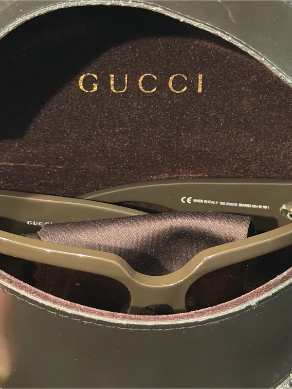 Vintage Gucci GG 2593/S GG 2593/S BMWS2 Brown Sunglasses - Image 9