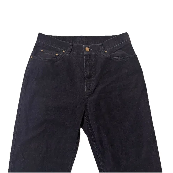 LAUREN Ralph Lauren Classic Straight‎ Black Corduroy Jeans Women's Size 10 - Image 7