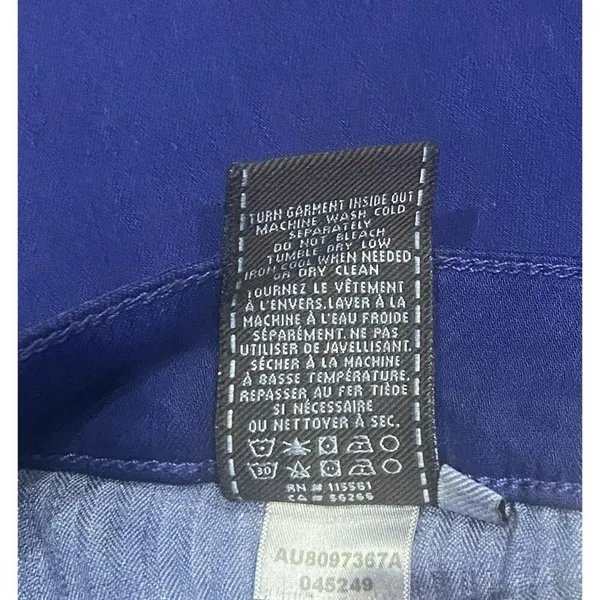 7 for All Mankind Jeans Womens 29 Blue/Purple The Skinny Slim Illusion NWT‎ - Image 10