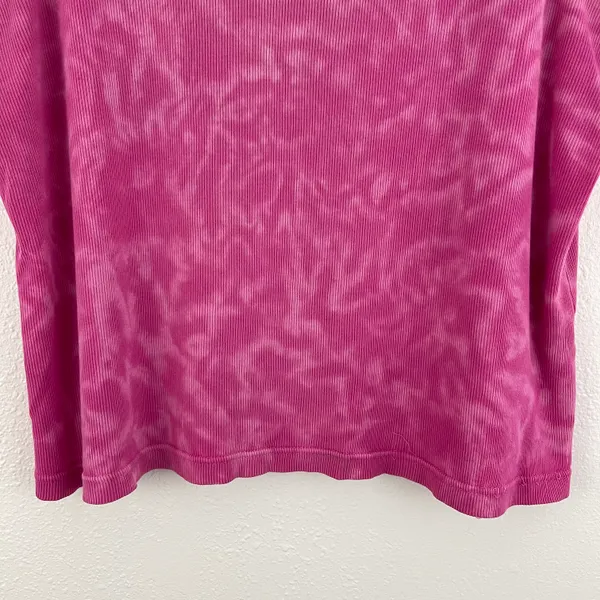 Harley Davidson Vintage Y2K Pink Tie Dye Rocklin, CA Graphic Muscle Tee Tank Top - Image 11