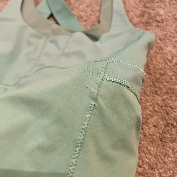 Lululemon cross straps tank top, Sz‎ 6, Mint green - Image 10